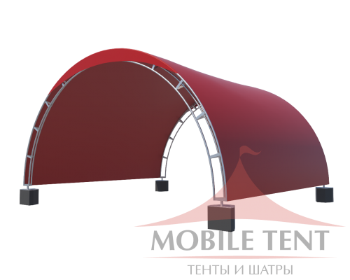 Арочный шатёр 6х5 — 30 м² Схема 4