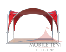 Арочный шатёр 5х5 — 25 м² Схема 1